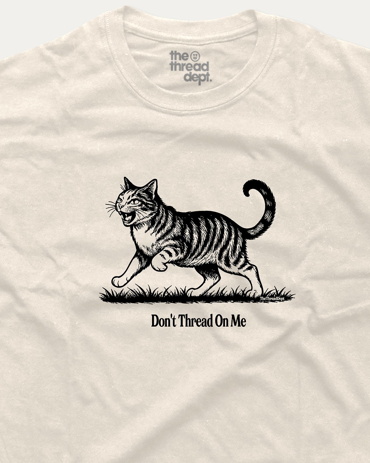 Don't Thread On Me Cat funny animal shirts.
