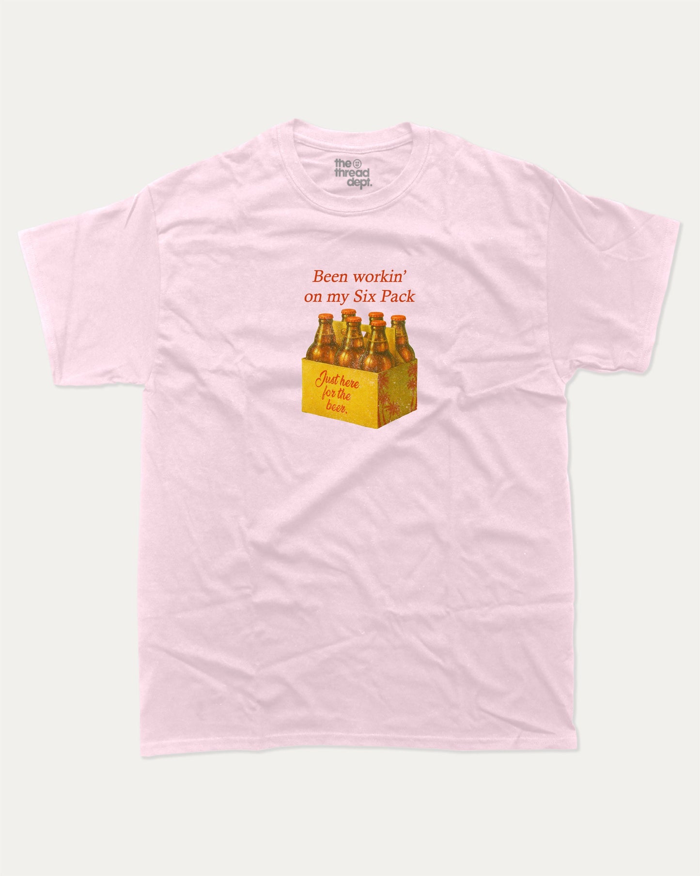 Been workin on my Six Pack graphic t-shirt, Drinks T shirts, Alcohol Graphic T shirt, Beer Graphic T shirt, Vintage Graphic T shirt, A must-have funny tee, trending meme shirt, unique gift idea. Pink.