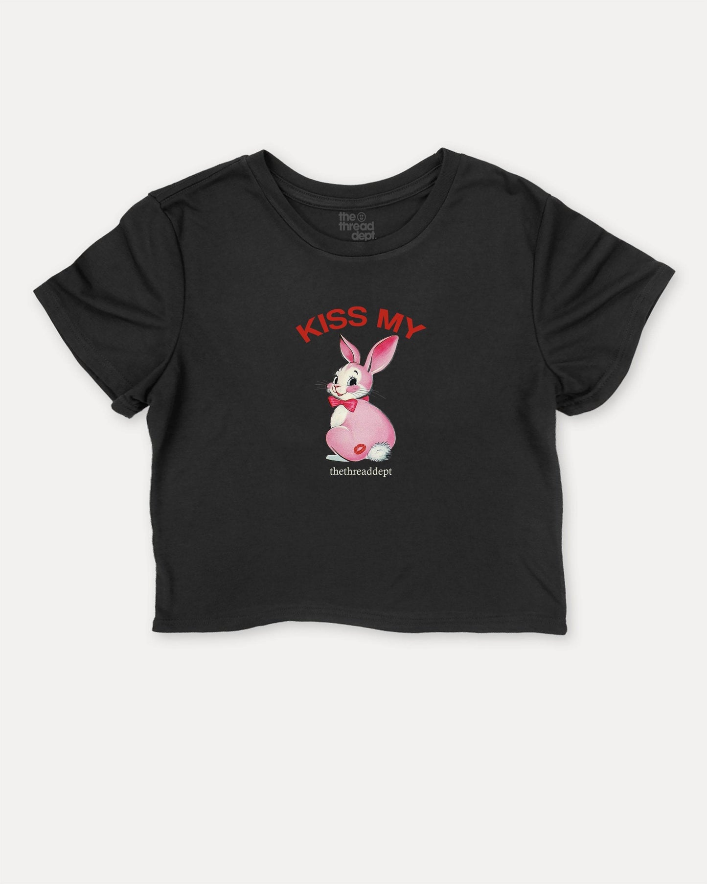 Kiss My - Graphic Crop Tee - TheThreadDept