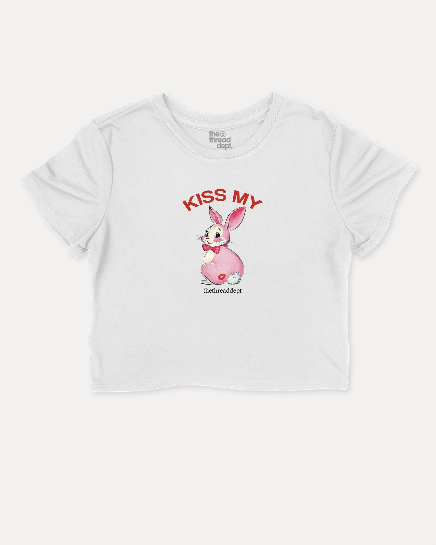 Kiss My - Graphic Crop Tee - TheThreadDept