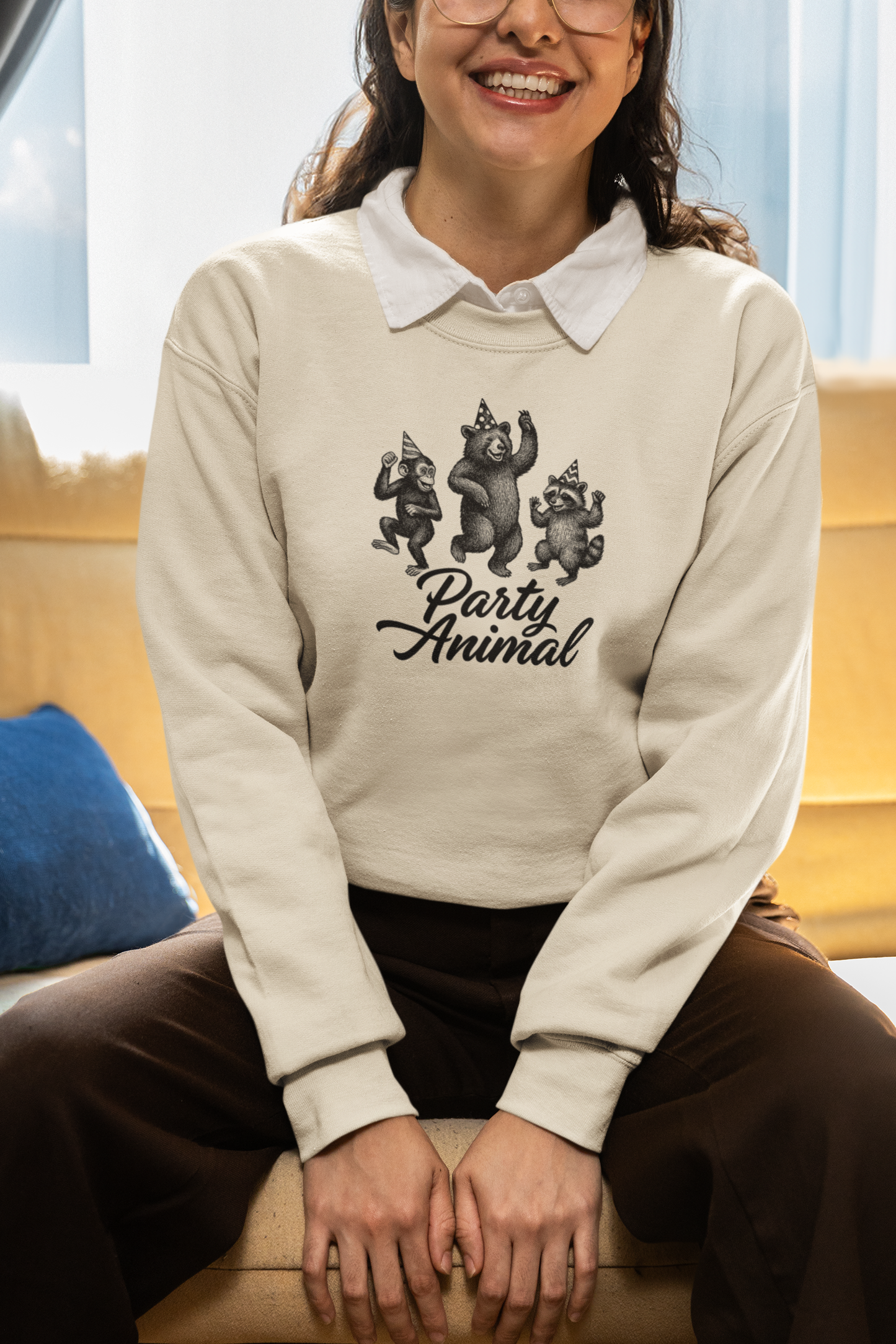 Party Animal - Graphic Sweatshirt
