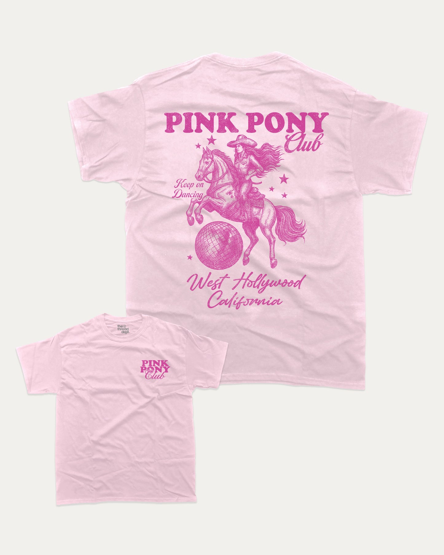 Pink Pony Club graphic t-shirt, Vintage Inspired Graphic T shirt, Retro Inspired Graphic T shirt, Women's Graphic T shirt,. A must-have funny tee, trending meme shirt, unique gift idea. Pink.