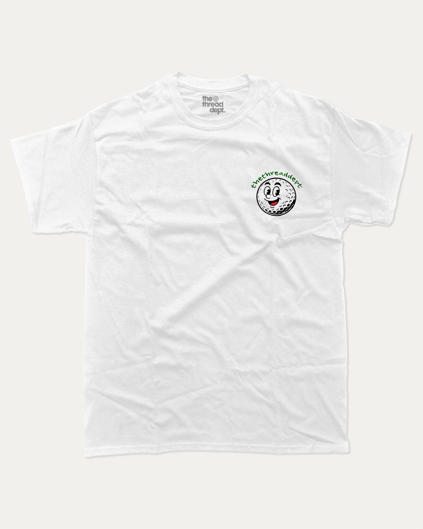 Holy Moley graphic t-shirt, perfect for adults. A must-have funny tee, Golf Graphic Tee, Humorous Golf Tee shirt, Trendy Golf Tee shirt, unique gift idea. White.