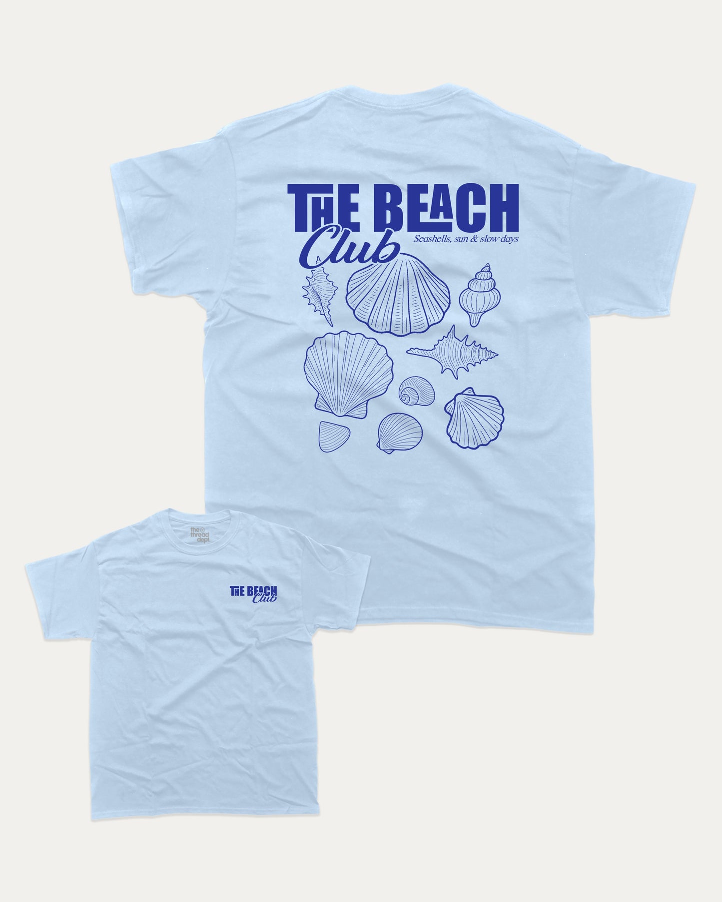 The Beach Club graphic crop tee, Retro Inspired Graphic T shirt, Vintage Inspired Graphic Tee, Retro Vintage Graphic T shirt, A must-have funny tee, trending meme shirt, unique gift idea. Powder Blue.