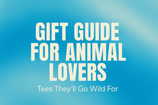 Gift Guide for Animal Lovers. Funny Animal Graphic Tees