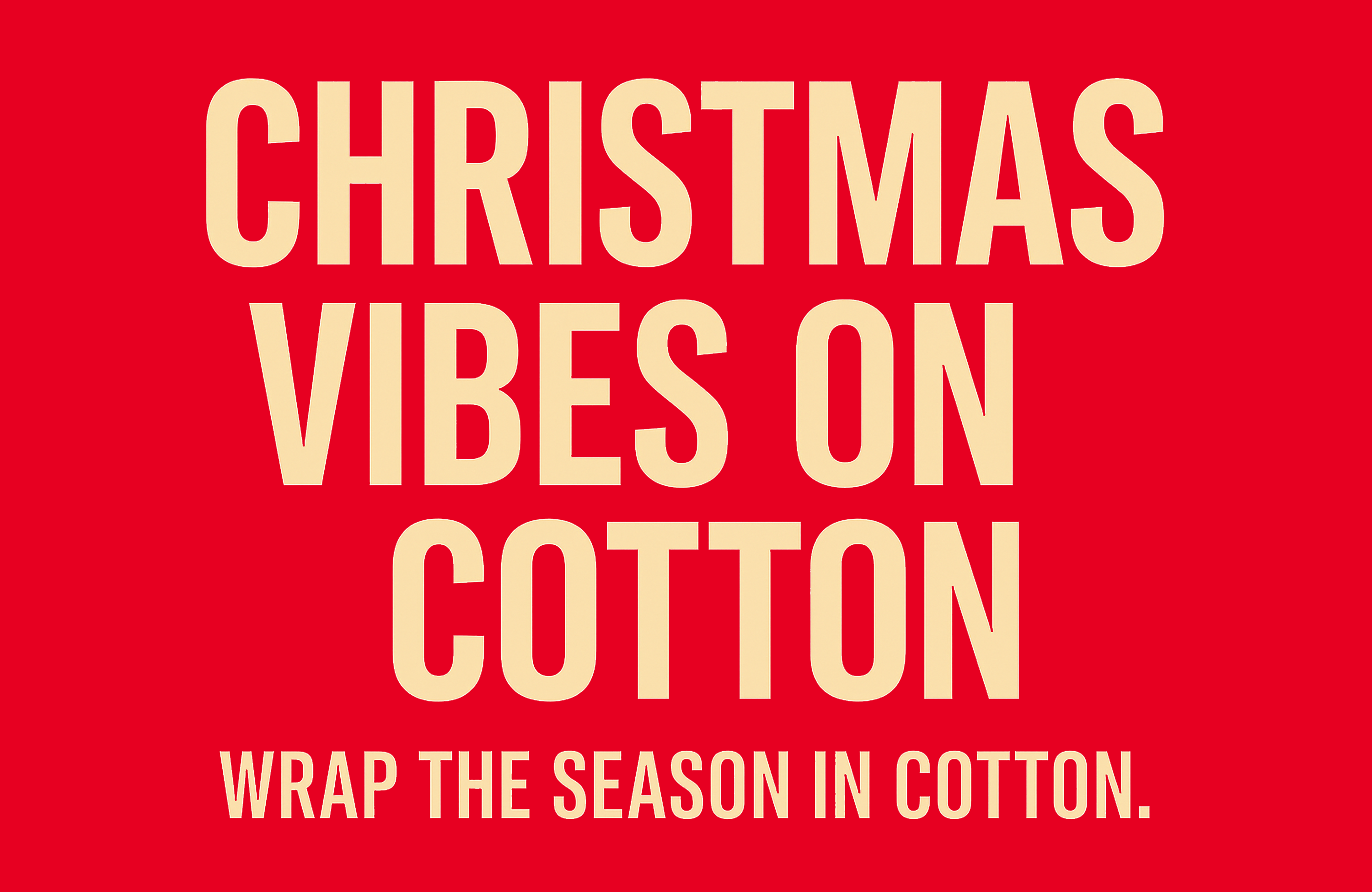 Christmas Vibes on Cotton
