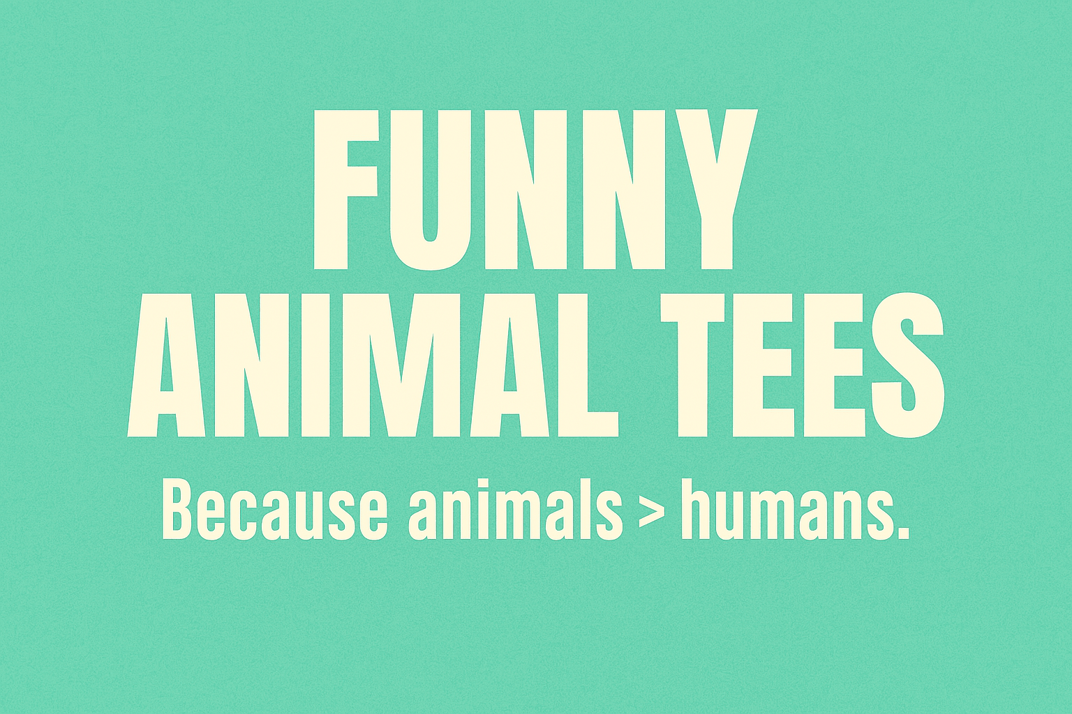 Thethreaddept Funny Animal Tees
