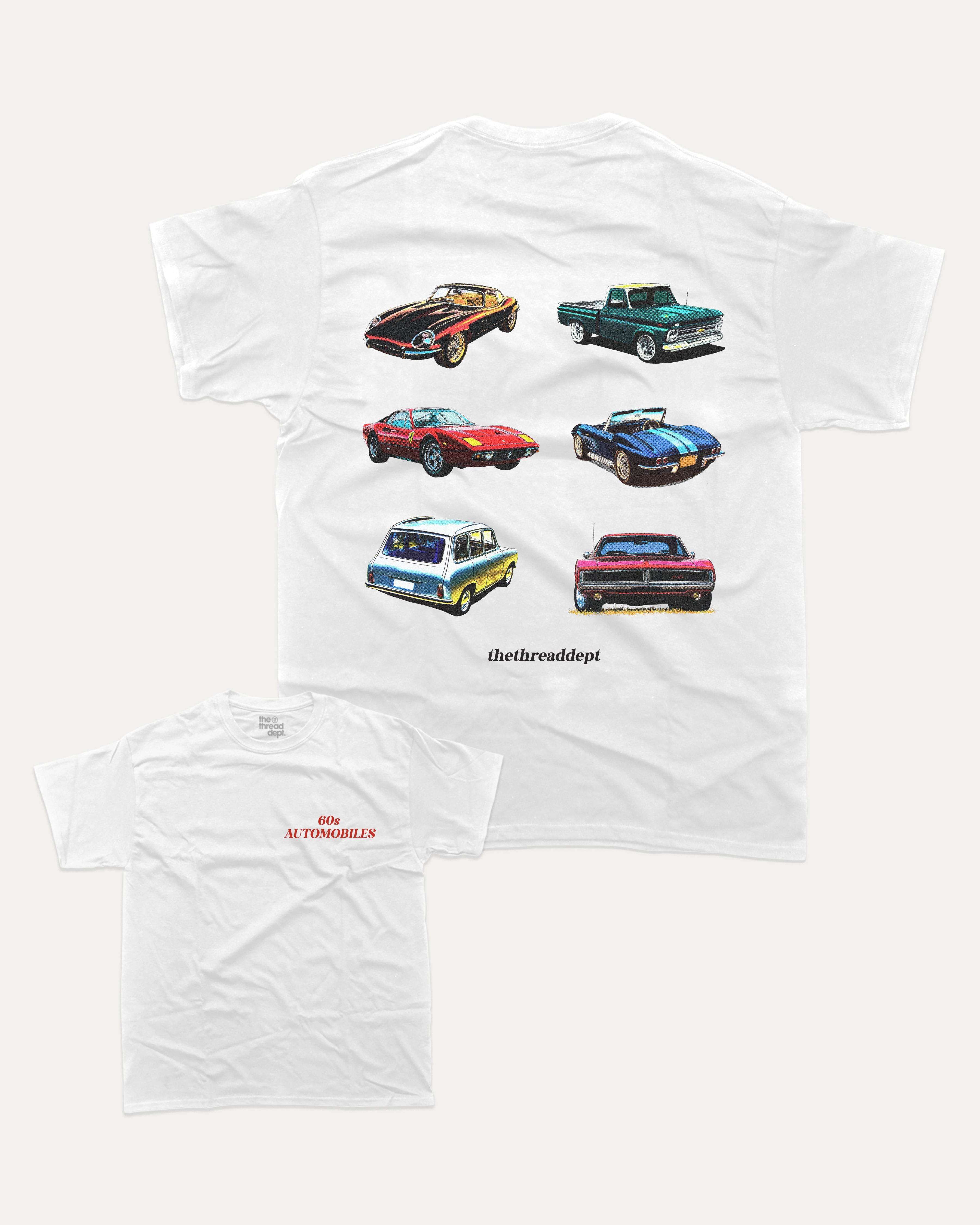 60s Automobiles - Graphic Tee - TheThreadDept