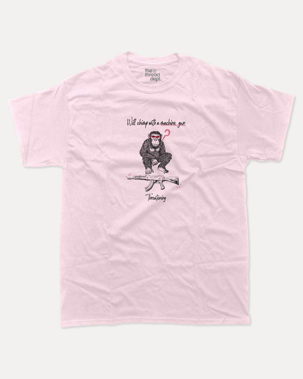 A Chimp With Machine Gun - Graphic Tee - TheThreadDept