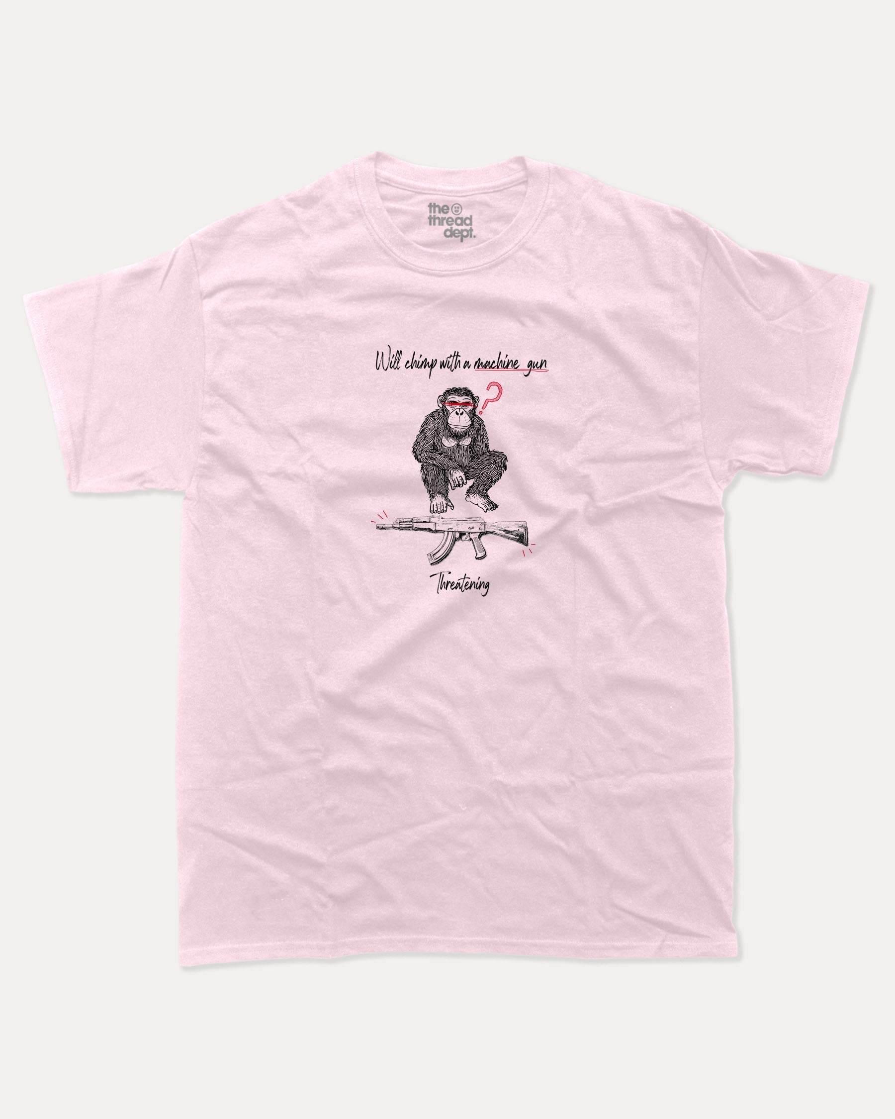 A Chimp With Machine Gun - Graphic Tee - TheThreadDept
