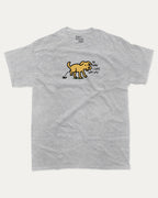 I Love Nature graphic t-shirt, perfect for adults. A must-have funny tee, Funny Graphic Tee. Humorous Text T shirt, Trending meme shirt,, unique gift idea. Heather Grey.