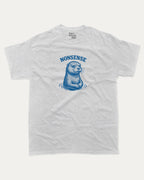 Otter Nonsense graphic tee with bold and humorous print, funny otter graphic. Perfect for adults and gift-giving. Ash Grey shirt.