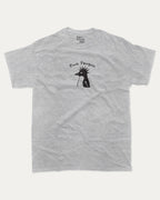 Punk Penguin graphic tee with bold and humorous print, funny and trendy  graphic. T shirt for Animal Lover, Funny Penguin T shirt, Funny Animal Graphic T shirt,  Perfect for adults and gift-giving. Heather Grey shirt.
