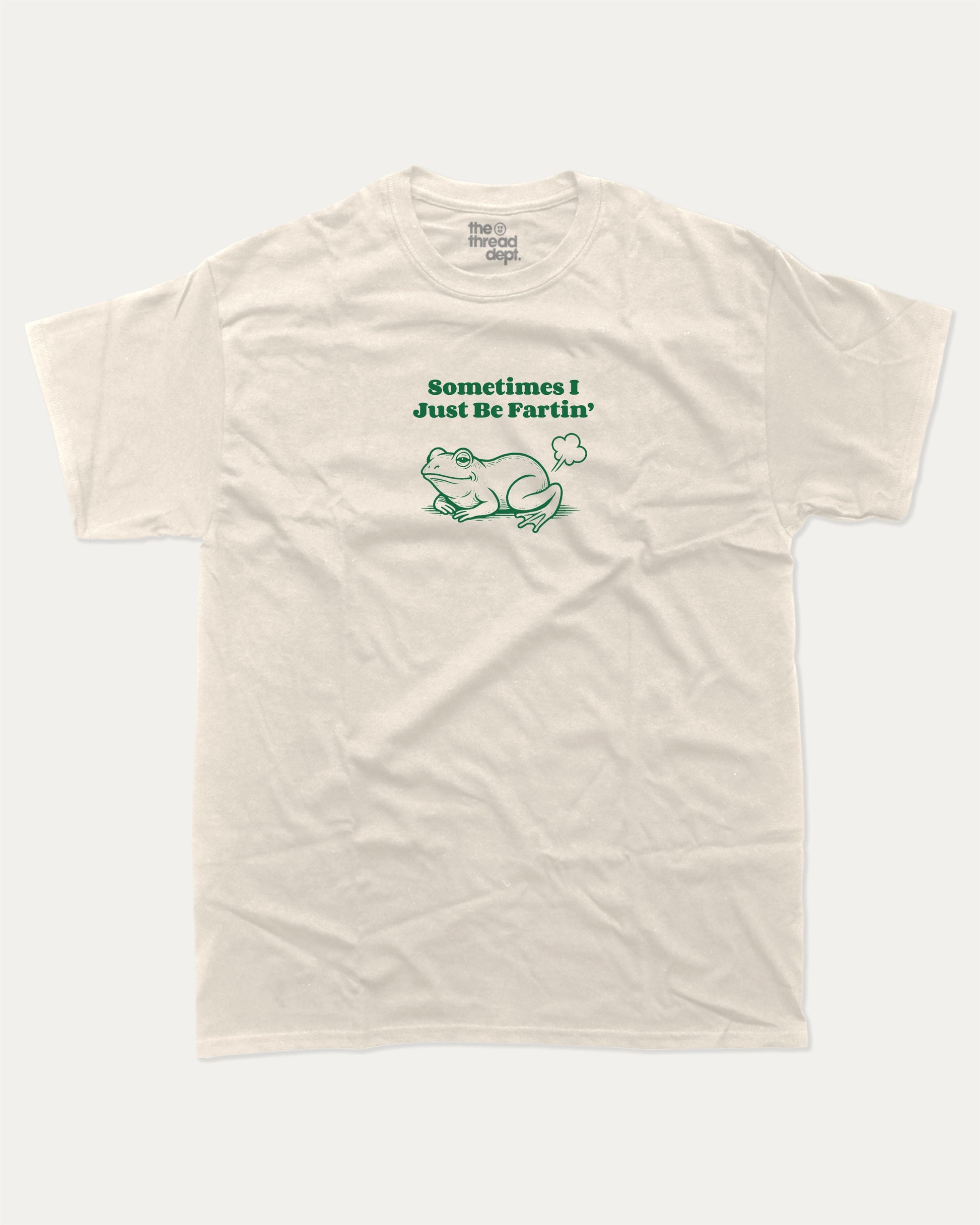 Sometimes i just be fartin graphic t-shirt, Funny Animal T shirt, Vintage Animal T shirt, Cute Animal T shirt, Funny Graphic Tee,. A must-have funny tee, trending meme shirt, unique gift idea. Cream.