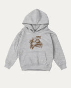 Sorry I'm Busy kids graphic hoodie with cozy fit and fun design, perfect for school, play, and gifting. Heather Grey kids sweater.
