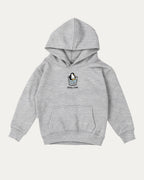 Stay Cool kids graphic hoodie with cozy fit and fun design, perfect for school, play, and gifting. Heather Grey kids sweater.