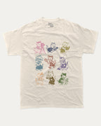 Vintage Cats graphic tee with bold and humorous print, Perfect Gift for Cat Lovers, Cat Graphic T shirt, Animal Vintage Inspired Graphic T shirt, funny and trendy graphic. Perfect for adults and gift-giving. Cream shirt.