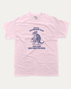 Women's Wilderness Club graphic t-shirt, perfect for adults. A must-have funny tee, trending meme shirt, unique gift idea. Pink.