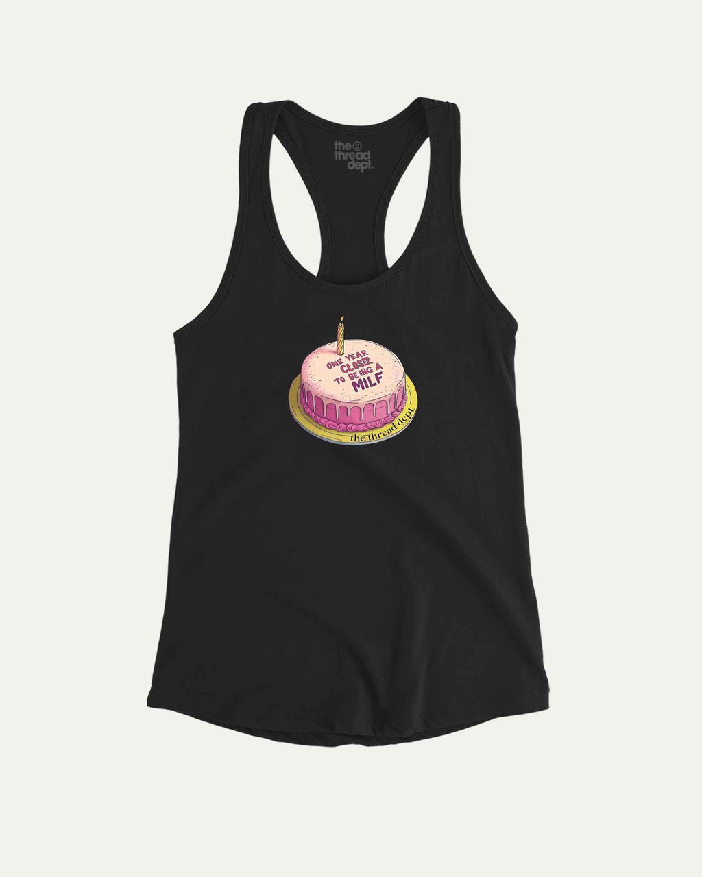 Birthday Cake - Graphic Women Tank Tee - TheThreadDept