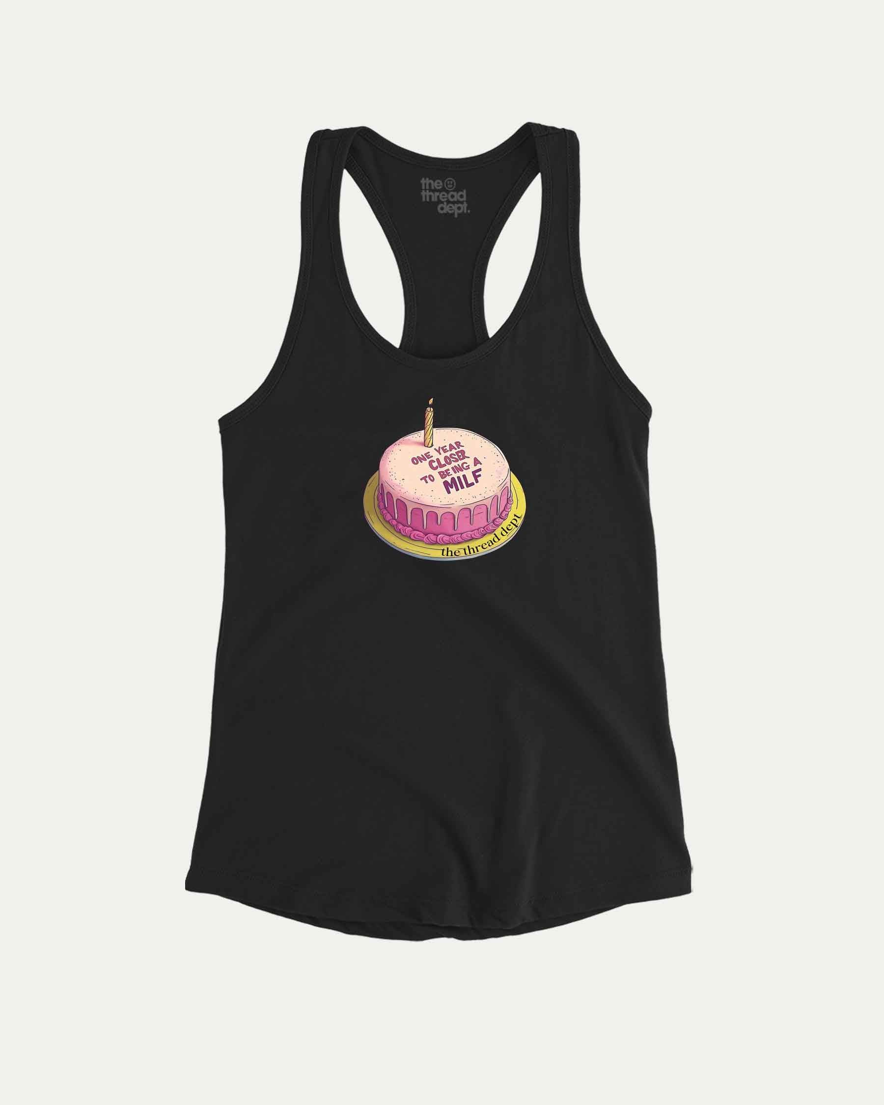 Birthday Cake - Graphic Women Tank Tee - TheThreadDept