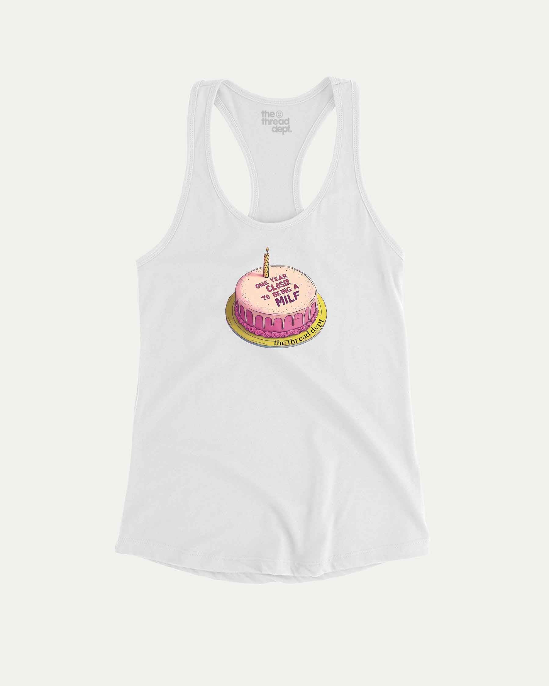 Birthday Cake - Graphic Women Tank Tee - TheThreadDept