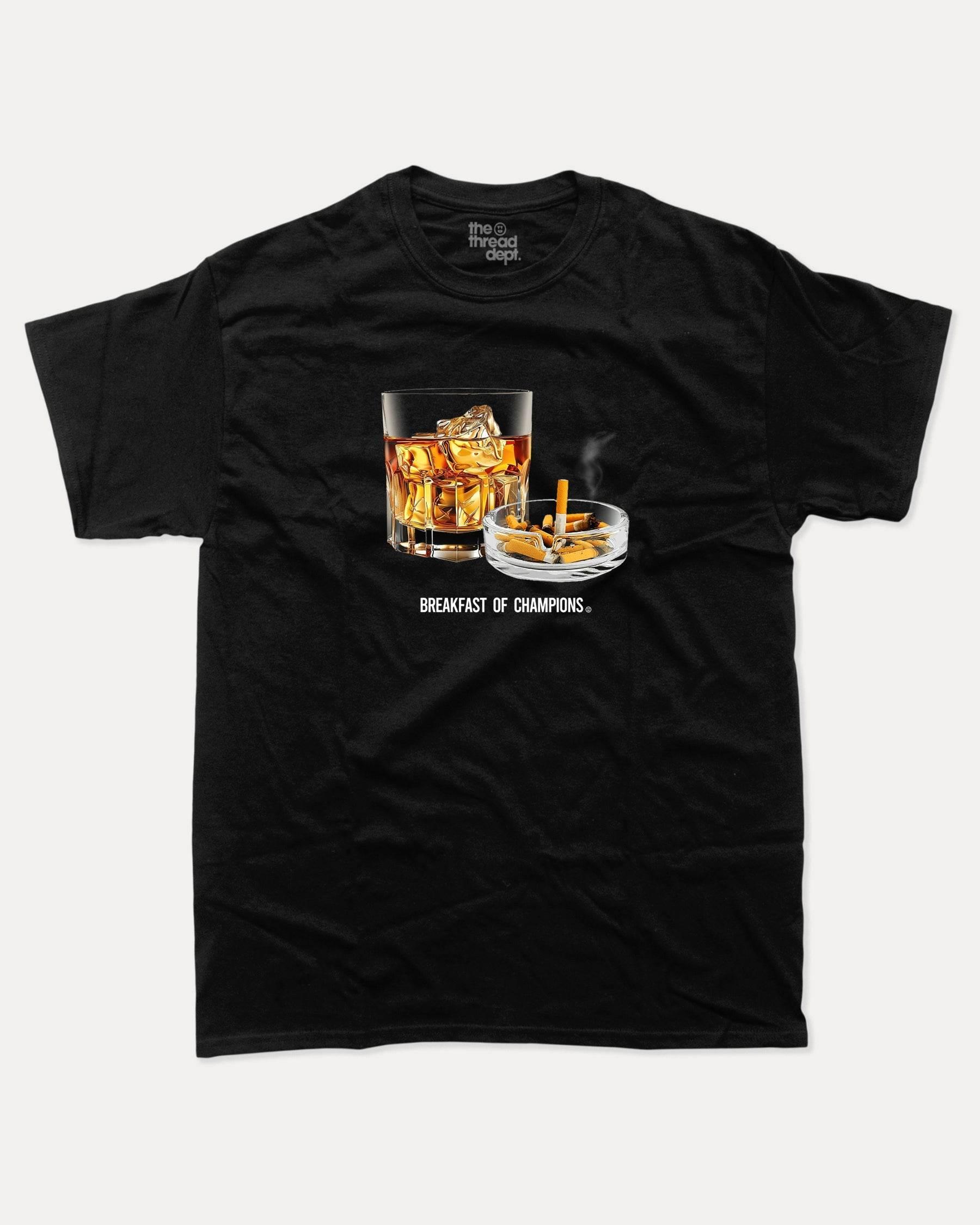 Breakfast Of Champions Cigarette - Graphic Tee - TheThreadDept