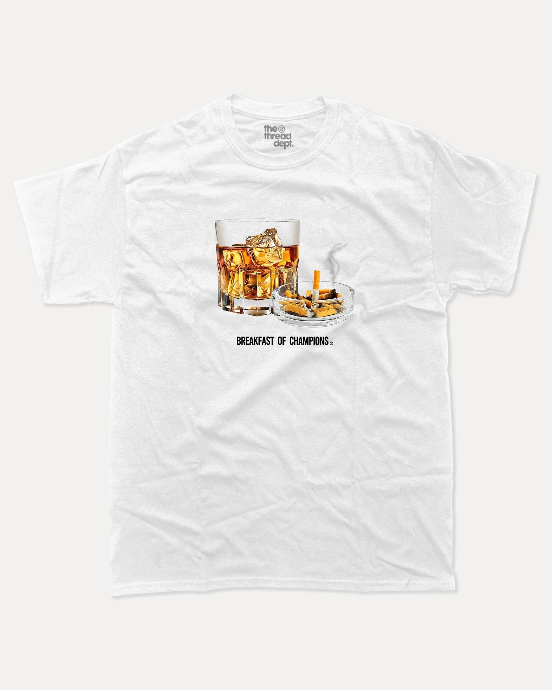 Breakfast Of Champions Cigarette - Graphic Tee - TheThreadDept