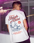 Capybara's Sleigh Rides graphic tee with bold and humorous print. Best Christmas gifts.