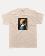 Cat With The Pearl Earring - Graphic Tee - TheThreadDept