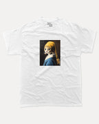 Cat With The Pearl Earring - Graphic Tee - TheThreadDept
