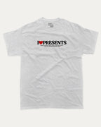 I Love Presents graphic tee with bold and humorous print, funny and trendy graphic. Perfect Gift for Christmas, x-mas gift,  Perfect for adults and gift-giving. Ash Grey shirt.