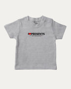 I Love Presents graphic tee with bold and humorous print, funny and trendy graphic. Perfect Gift for Christmas, x-mas gift,  Perfect for adults and gift-giving. Heather Grey shirt.