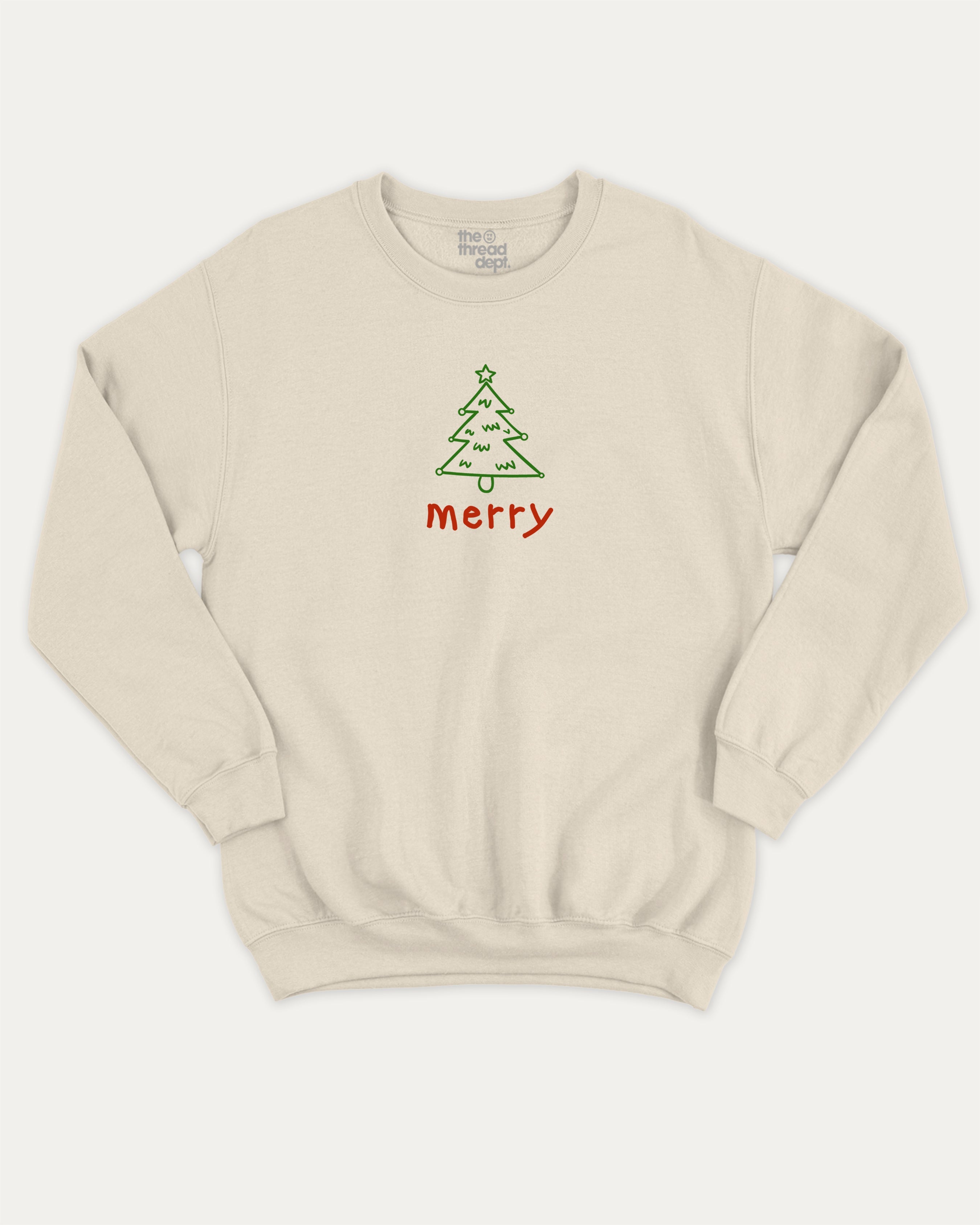 Merry graphic sweatshirt with bold and humorous print, Perfect Gift for Christmas, X Mas Graphic T shirt, X-mas Gift, warm and cozy graphic for everyday wear. Perfect for adults and gift-giving. Natural pullover.