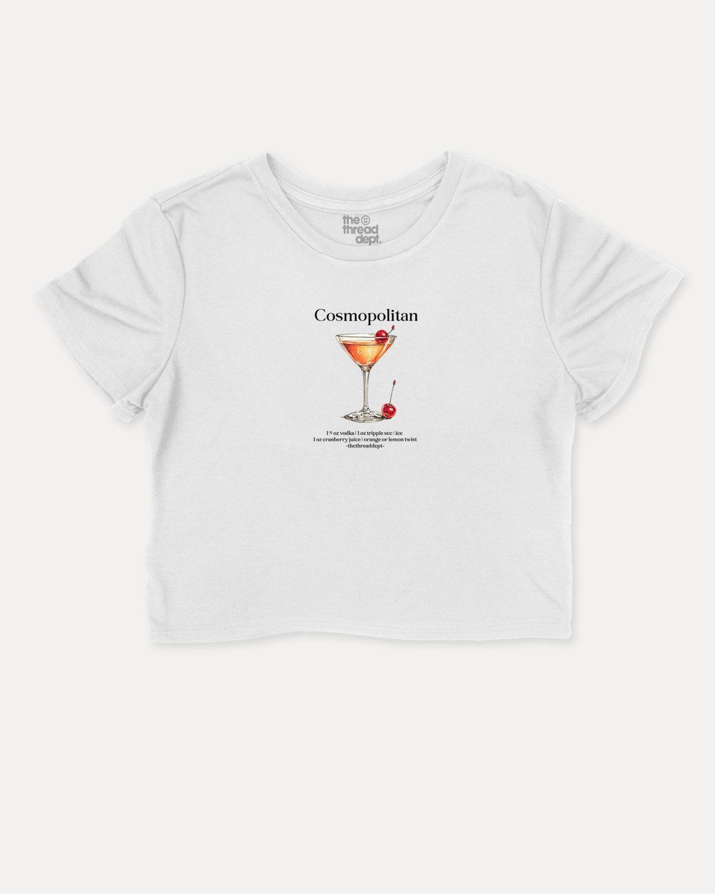 Cosmopolitan - Graphic Crop Tee - TheThreadDept