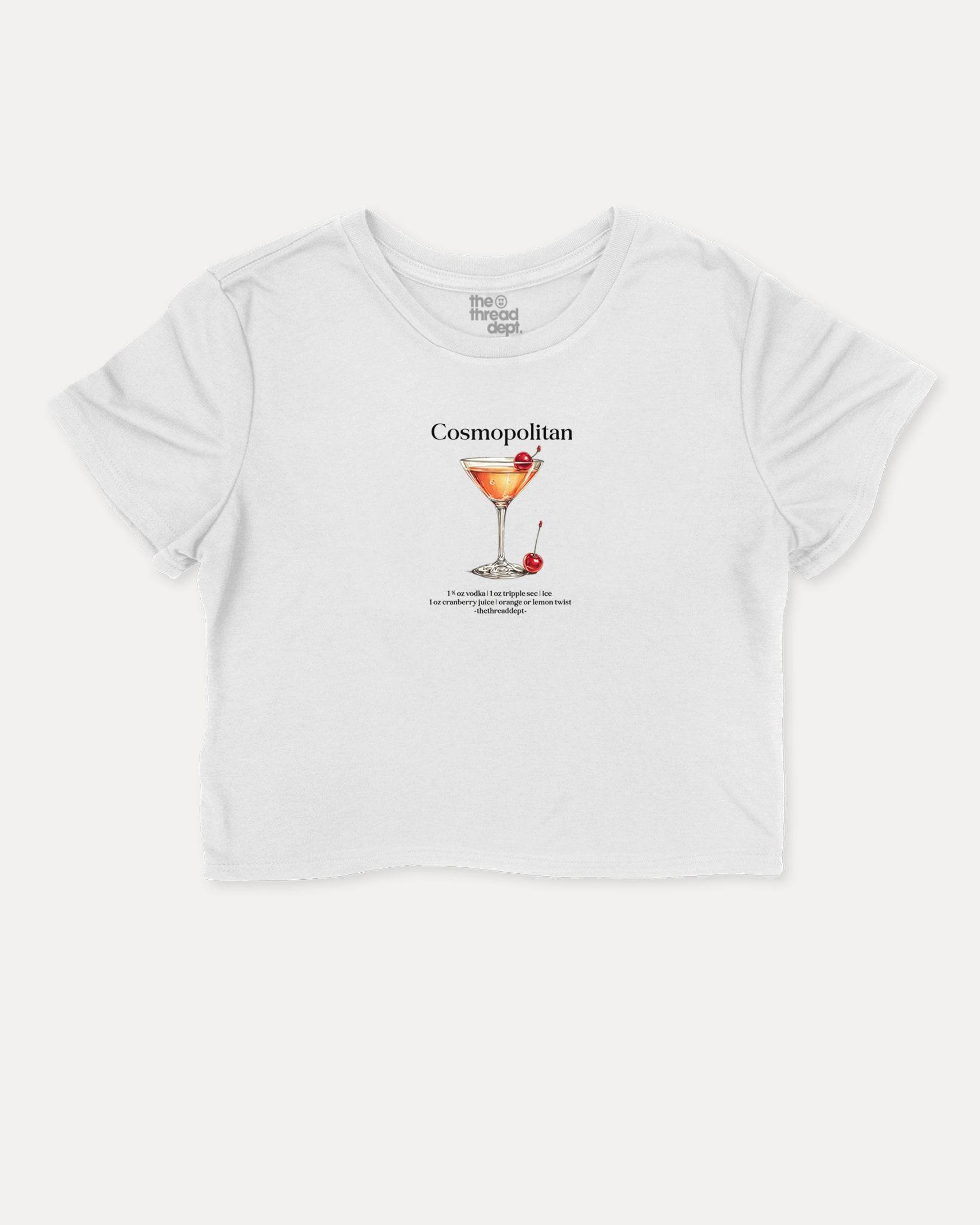 Cosmopolitan - Graphic Crop Tee - TheThreadDept