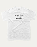 Do you have oat milk graphic tee with bold and humorous print, Perfect Gift for Oat Milk Lovers, Lactose Graphic T shirt, Coffee Graphic T shirt, Drinks Graphic T shirt, funny and trendy graphic. Perfect for adults and gift-giving. White shirt.
