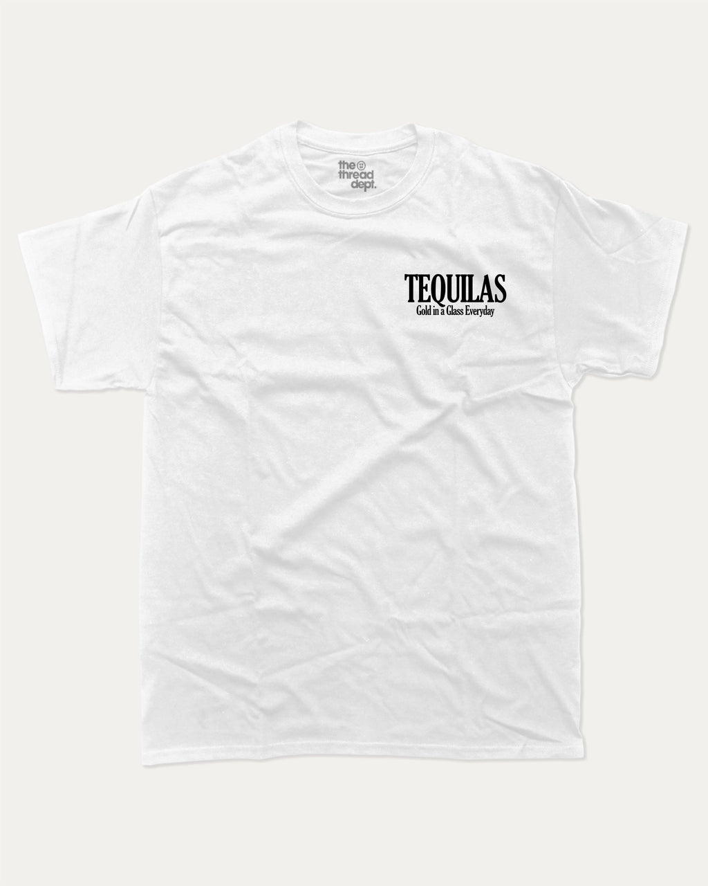 Tequilas graphic tee with bold and humorous print, Drinks T shirt, Alcohol Lovers T shirt, Drinks Lover Graphic T shirt, Party T shirt,funny and trendy graphic. Perfect for adults and gift-giving. White shirt.
