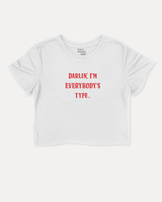 Everybody's type - Graphic Crop Tee - TheThreadDept