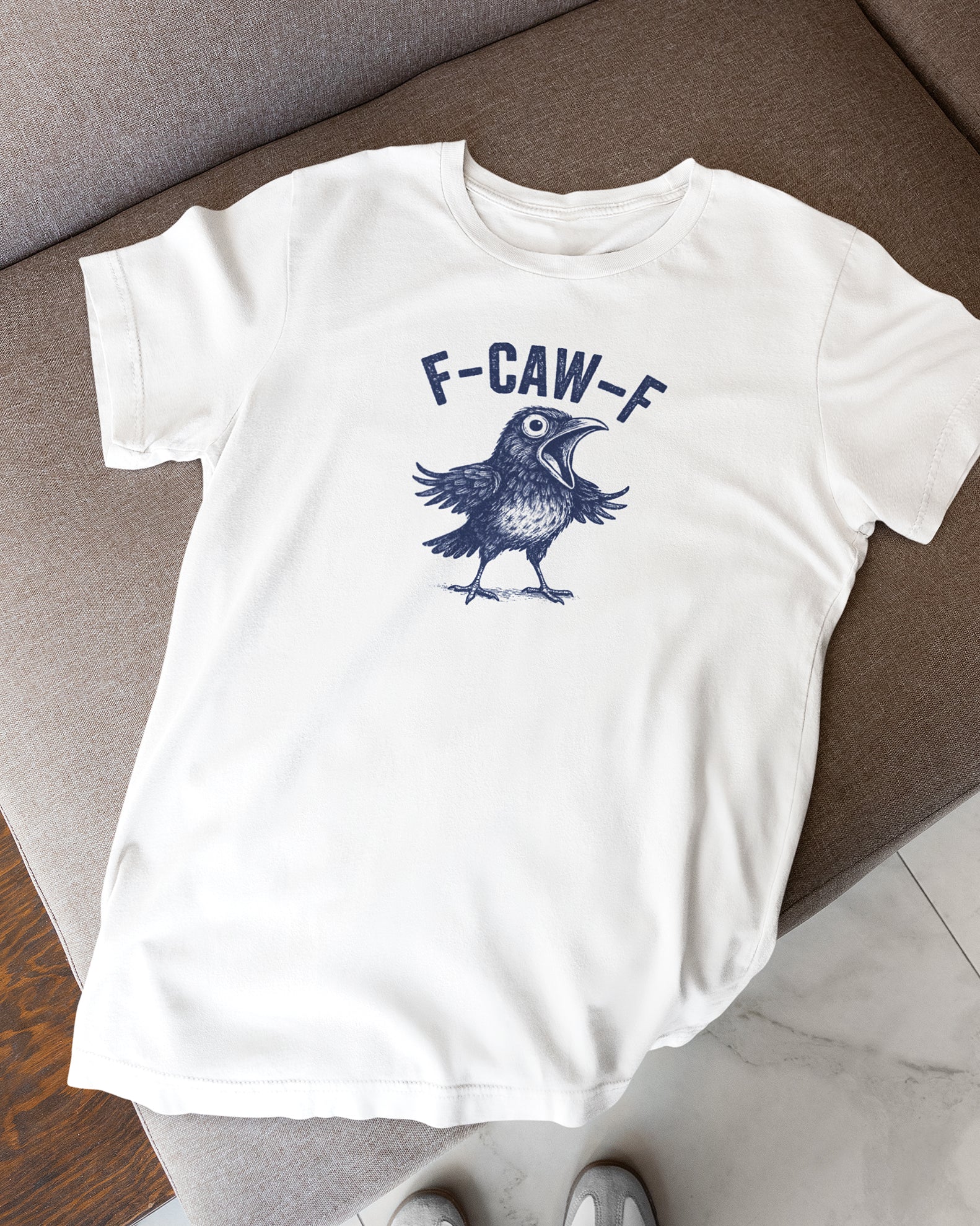 F-Caw-F Crow graphic tee