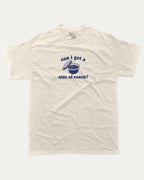 Can I Get A Side Of Ranch graphic tee with retro and humorous print, funny ranch graphic. Perfect for adults and gift-giving. Cream shirt.