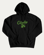 Cilantro graphic hoodie with funny and trendy artwork, casual streetwear with bold personality. Great for adults and gifting. Black hoodie.