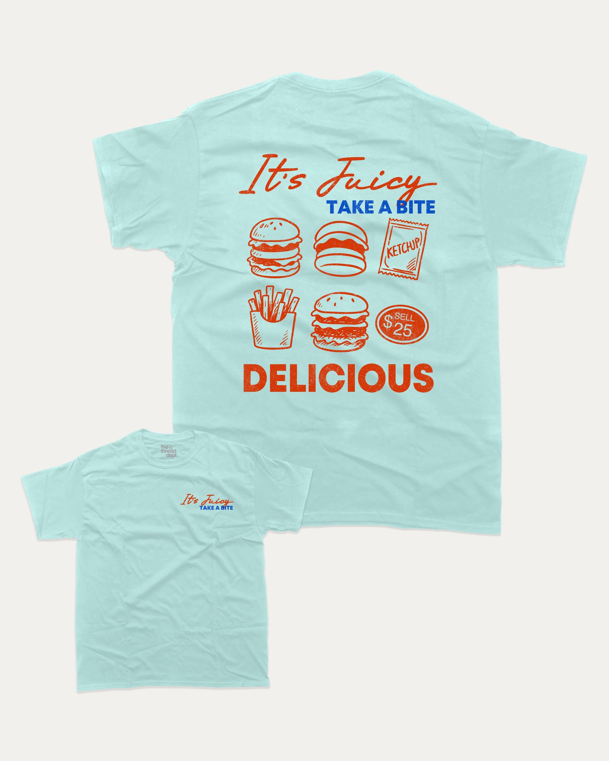Hamburger graphic tee with bold and humorous print, Perfect Gift for Hamburger Lover, Craving tee, Food Graphic T shirt, funny and trendy graphic. Perfect for adults and gift-giving. Celadon shirt.