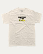 It's not the size of your pickle graphic tee with bold and humorous print, Pickle Lover Graphic T shirt, Perfect Gift for Pickle Lover,  funny and trendy graphic. Perfect for adults and gift-giving. Cream shirt.
