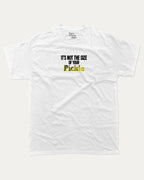It's not the size of your pickle graphic tee with bold and humorous print, Pickle Lover Graphic T shirt, Perfect Gift for Pickle Lover,  funny and trendy graphic. Perfect for adults and gift-giving. White shirt.