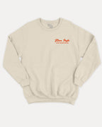 More Pasta graphic sweatshirt with bold and humorous print, Perfect Gift for Food Lover, Food Graphic T shirt, Pasta Lover Graphic Tee, warm and cozy graphic for everyday wear. Perfect for adults and gift-giving. Natural pullover.