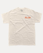 More Pasta graphic tee with bold and humorous print, Perfect Gift for Food Lover, Food Graphic T shirt, Pasta Lover Graphic Tee, funny and trendy graphic. Perfect for adults and gift-giving. Cream shirt.