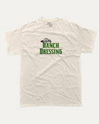 Ranch Dressing graphic tee with bold and humorous print, Funny Food Graphic T shirt, Food Graphic Tee, funny and trendy graphic. Perfect for adults and gift-giving. Cream shirt.