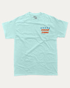 Slurp Society graphic tee with bold and humorous print, Perfect Gift for Ramen Lover, Ramen Graphic T shirt, Vintage Ramen Tee, funny and trendy graphic. Perfect for adults and gift-giving. Celadon shirt.