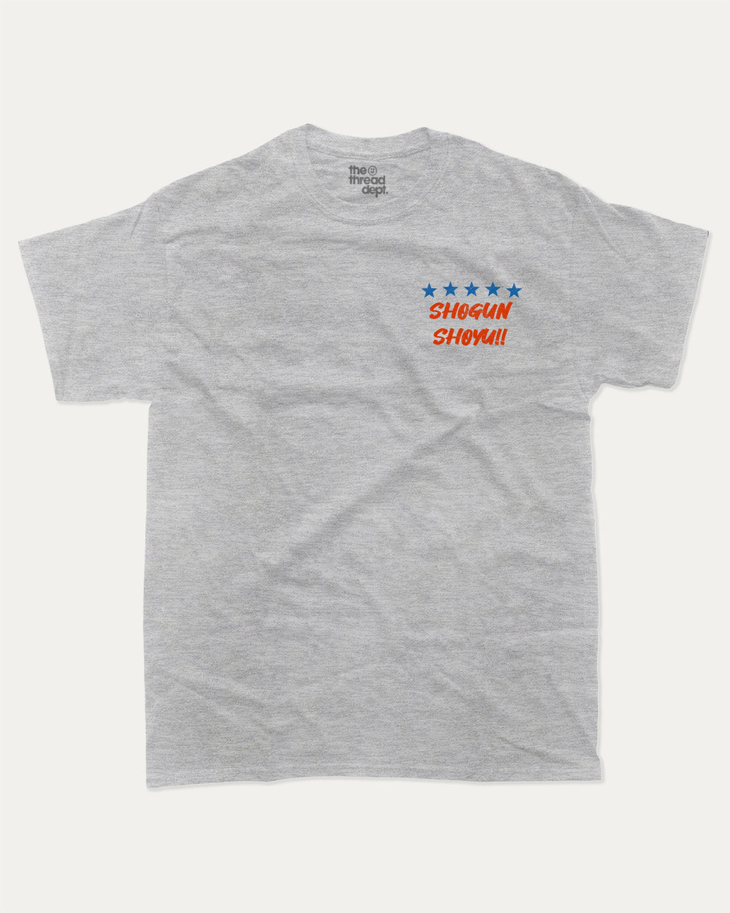 Slurp Society graphic tee with bold and humorous print, Perfect Gift for Ramen Lover, Ramen Graphic T shirt, Vintage Ramen Tee, funny and trendy graphic. Perfect for adults and gift-giving. Heather Grey shirt.