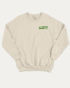 Sweet Sunday Matcha Club graphic sweatshirt with bold and humorous print, Perfect Gift for Matcha Lover, Matcha Graphic T shirt, warm and cozy graphic for everyday wear. Perfect for adults and gift-giving. Natural pullover.